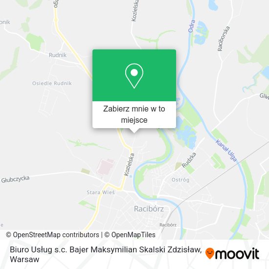 Mapa Biuro Usług s.c. Bajer Maksymilian Skalski Zdzisław