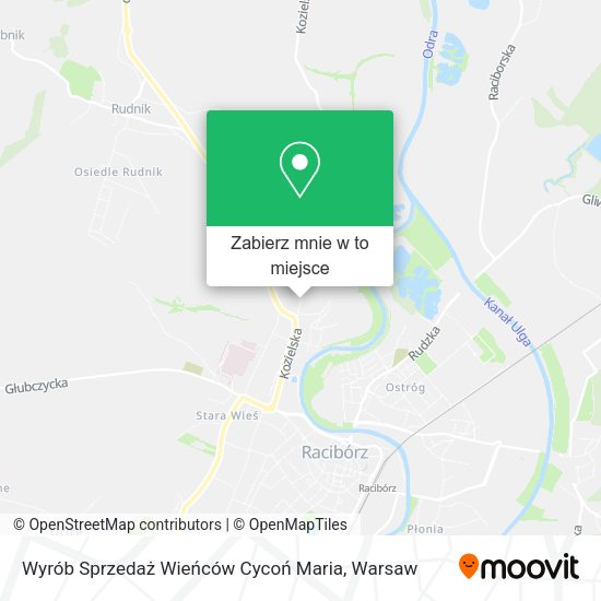 Mapa Wyrób Sprzedaż Wieńców Cycoń Maria