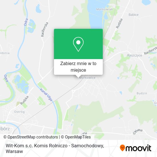 Mapa Wit-Kom s.c. Komis Rolniczo - Samochodowy