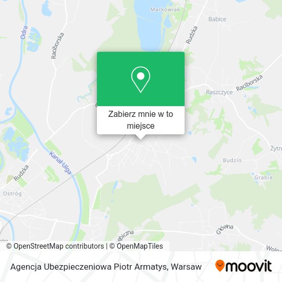 Mapa Agencja Ubezpieczeniowa Piotr Armatys