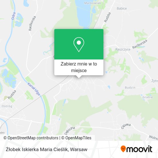 Mapa Żłobek Iskierka Maria Cieślik