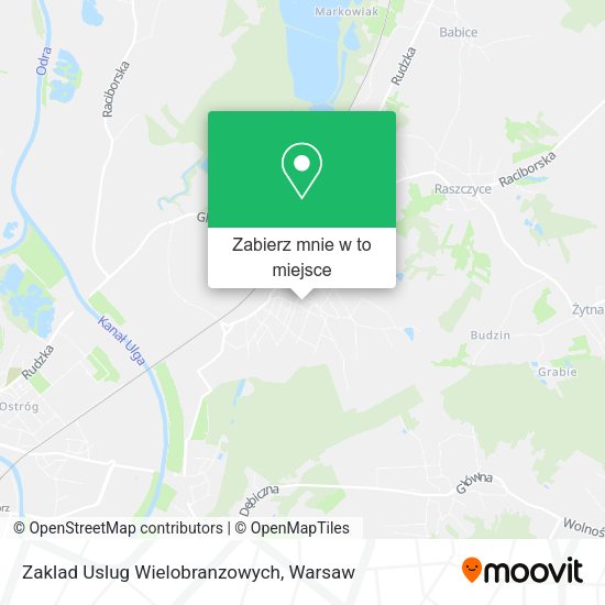 Mapa Zaklad Uslug Wielobranzowych