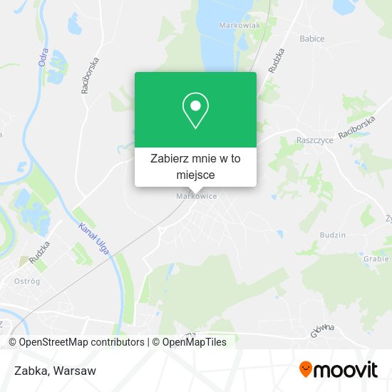 Mapa Zabka