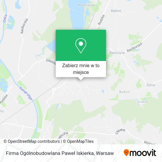 Mapa Firma Ogólnobudowlana Paweł Iskierka