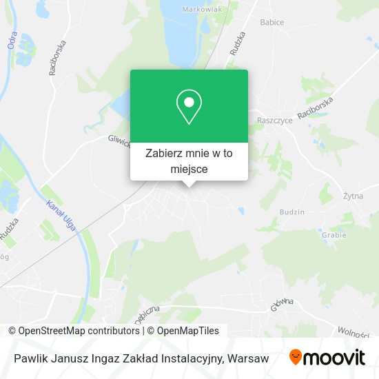 Mapa Pawlik Janusz Ingaz Zakład Instalacyjny