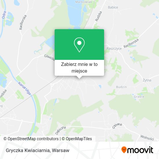 Mapa Gryczka Kwiaciarnia