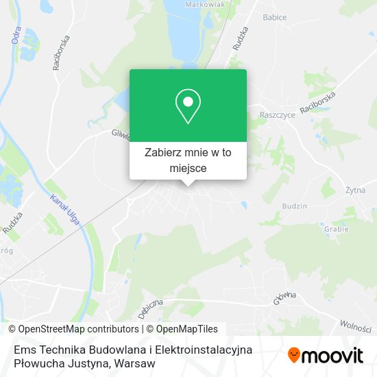 Mapa Ems Technika Budowlana i Elektroinstalacyjna Płowucha Justyna