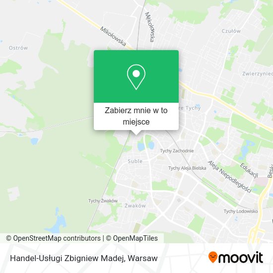 Mapa Handel-Usługi Zbigniew Madej