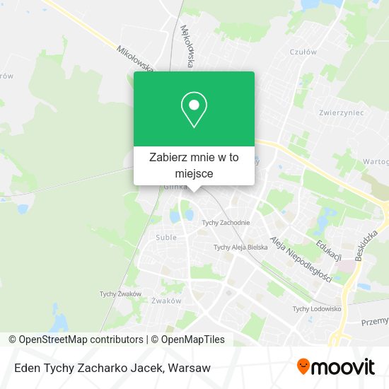 Mapa Eden Tychy Zacharko Jacek