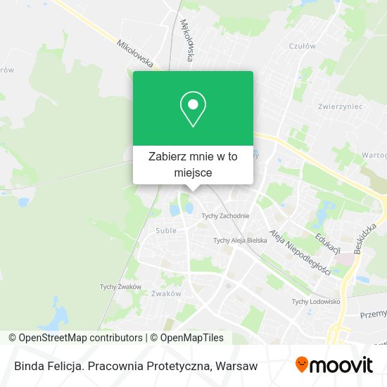 Mapa Binda Felicja. Pracownia Protetyczna