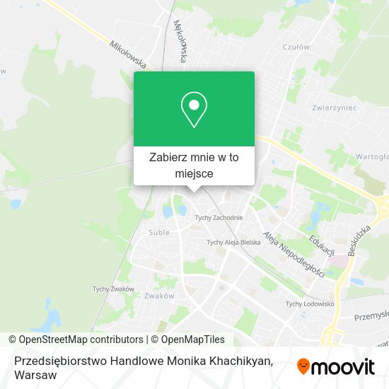 Mapa Przedsiębiorstwo Handlowe Monika Khachikyan