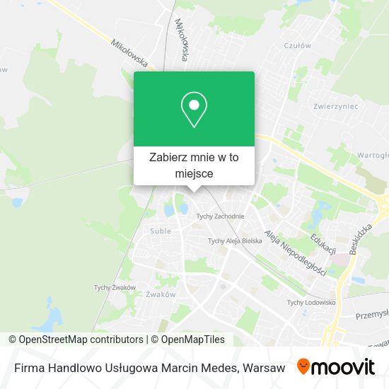 Mapa Firma Handlowo Usługowa Marcin Medes