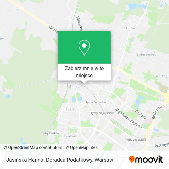 Mapa Jasińska Hanna. Doradca Podatkowy