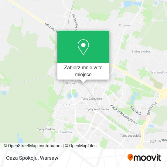 Mapa Oaza Spokoju