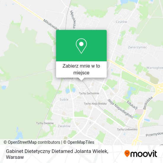 Mapa Gabinet Dietetyczny Dietamed Jolanta Wielek