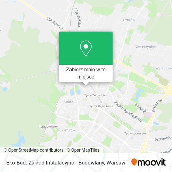 Mapa Eko-Bud. Zakład Instalacyjno - Budowlany