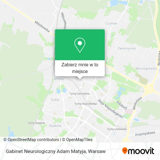 Mapa Gabinet Neurologiczny Adam Matyja