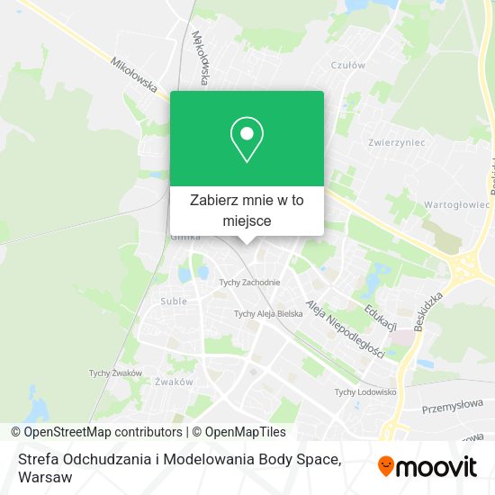 Mapa Strefa Odchudzania i Modelowania Body Space