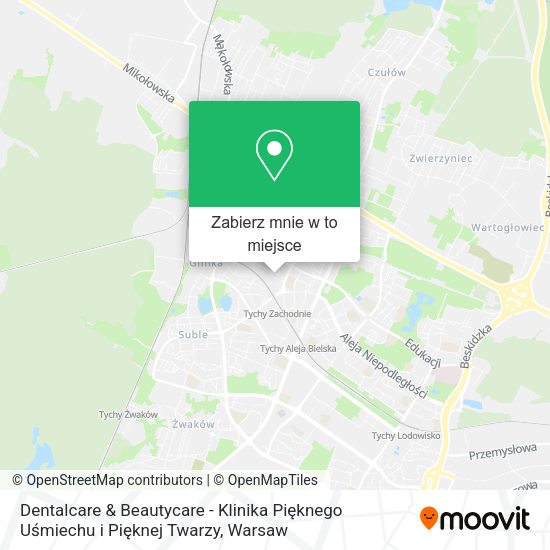 Mapa Dentalcare & Beautycare - Klinika Pięknego Uśmiechu i Pięknej Twarzy