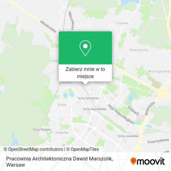 Mapa Pracownia Architektoniczna Dawid Marszolik