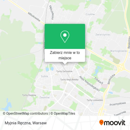 Mapa Myjnia Ręczna