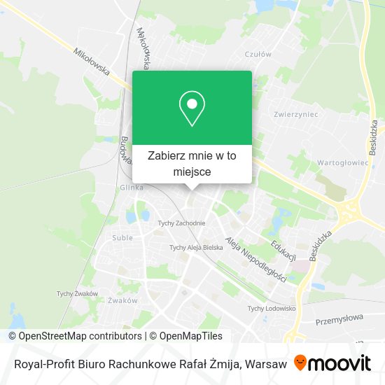 Mapa Royal-Profit Biuro Rachunkowe Rafał Żmija