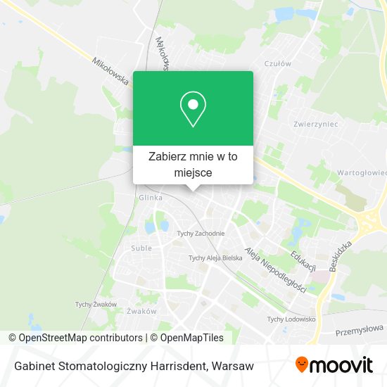 Mapa Gabinet Stomatologiczny Harrisdent