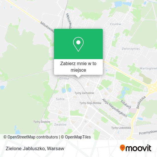 Mapa Zielone Jabluszko