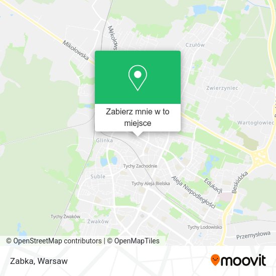 Mapa Zabka