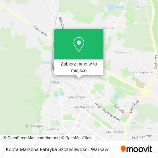 Mapa Kopta Marzena Fabryka Szczęśliwości