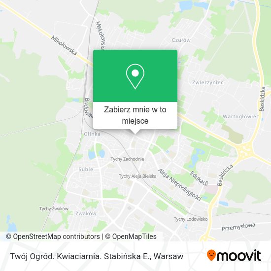 Mapa Twój Ogród. Kwiaciarnia. Stabińska E.