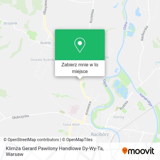 Mapa Klimża Gerard Pawilony Handlowe Dy-Wy-Ta