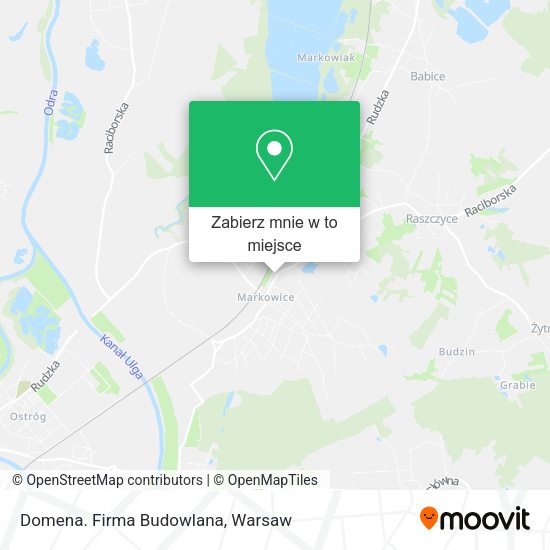 Mapa Domena. Firma Budowlana