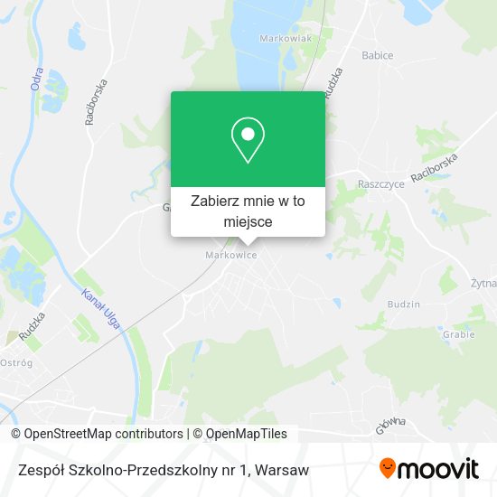 Mapa Zespół Szkolno-Przedszkolny nr 1