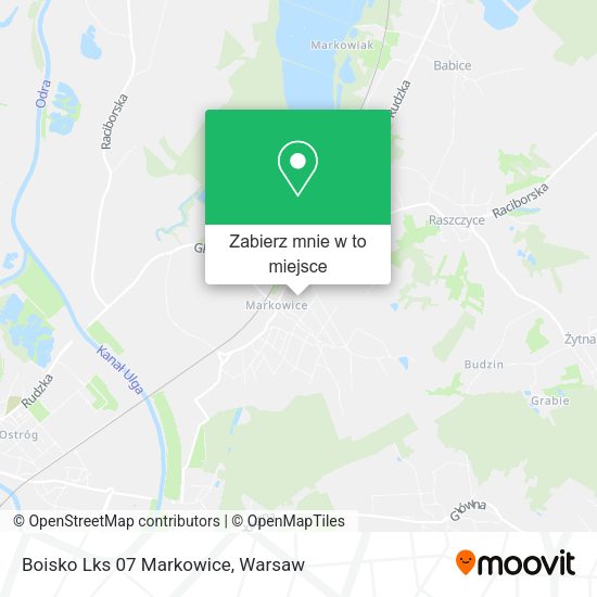 Mapa Boisko Lks 07 Markowice