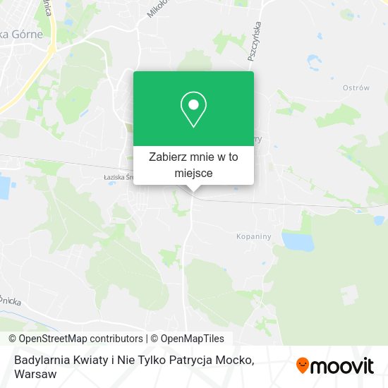 Mapa Badylarnia Kwiaty i Nie Tylko Patrycja Mocko