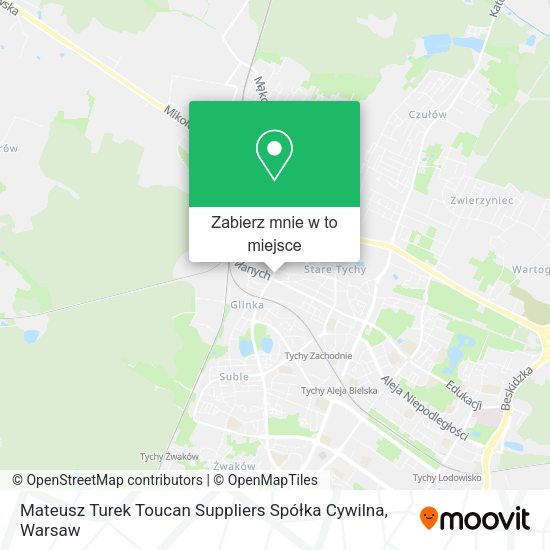 Mapa Mateusz Turek Toucan Suppliers Spółka Cywilna