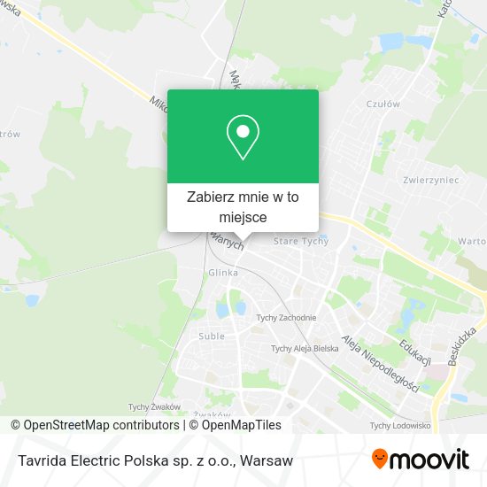 Mapa Tavrida Electric Polska sp. z o.o.