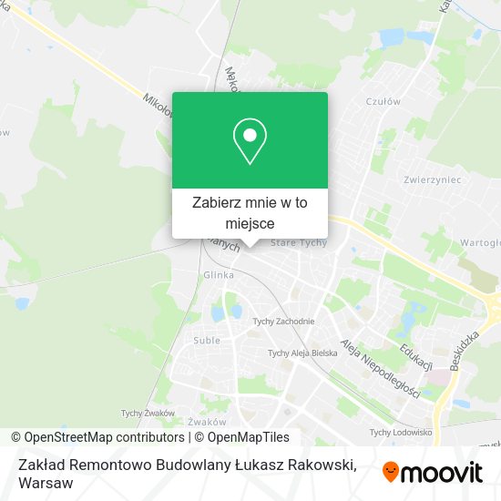 Mapa Zakład Remontowo Budowlany Łukasz Rakowski