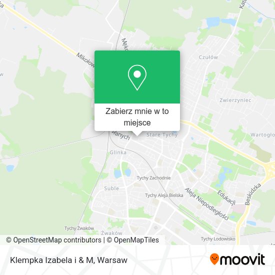 Mapa Klempka Izabela i & M