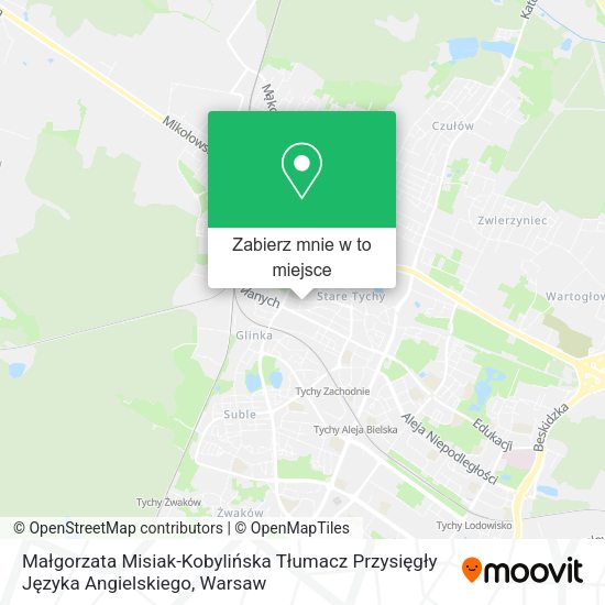 Mapa Małgorzata Misiak-Kobylińska Tłumacz Przysięgły Języka Angielskiego