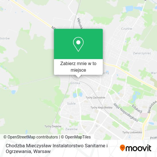 Mapa Chodzba Mieczysław Instalatorstwo Sanitarne i Ogrzewania