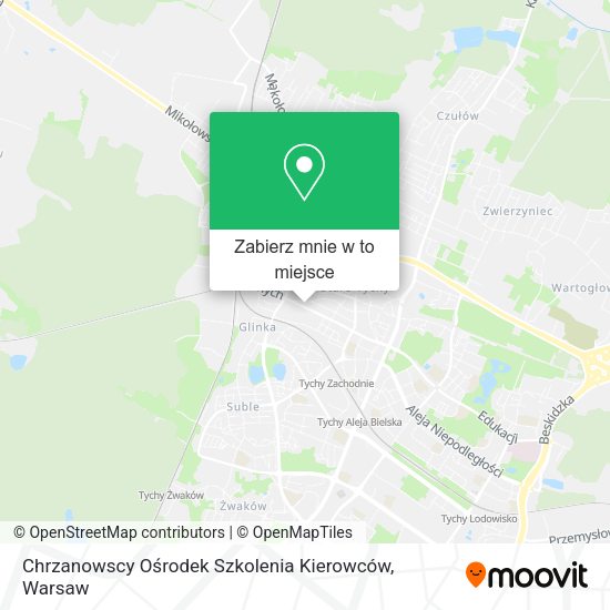 Mapa Chrzanowscy Ośrodek Szkolenia Kierowców