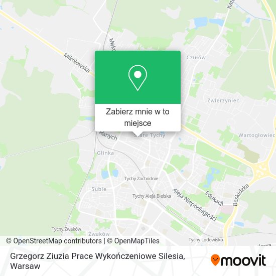 Mapa Grzegorz Ziuzia Prace Wykończeniowe Silesia