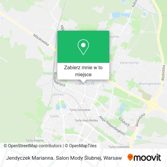 Mapa Jendyczek Marianna. Salon Mody Ślubnej