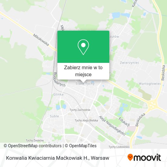 Mapa Konwalia Kwiaciarnia Maćkowiak H.