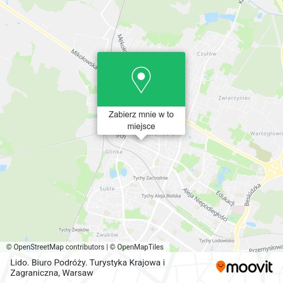 Mapa Lido. Biuro Podróży. Turystyka Krajowa i Zagraniczna