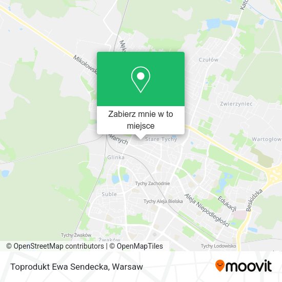 Mapa Toprodukt Ewa Sendecka