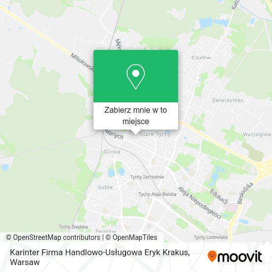 Mapa Karinter Firma Handlowo-Usługowa Eryk Krakus