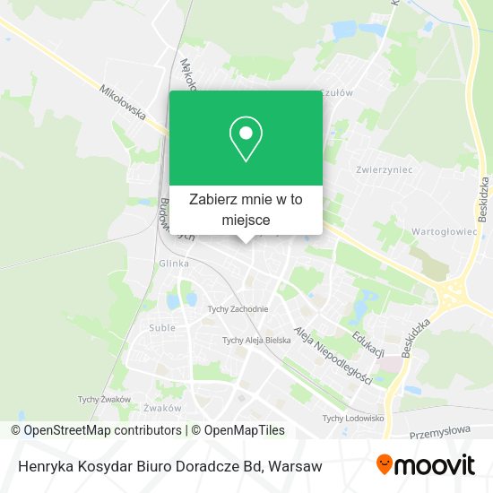 Mapa Henryka Kosydar Biuro Doradcze Bd